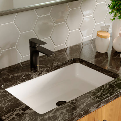 Matte Black Kayes Single Hole Faucet 5-3/4"