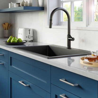 Matte Black Lagrange Faucet 17-1/2"