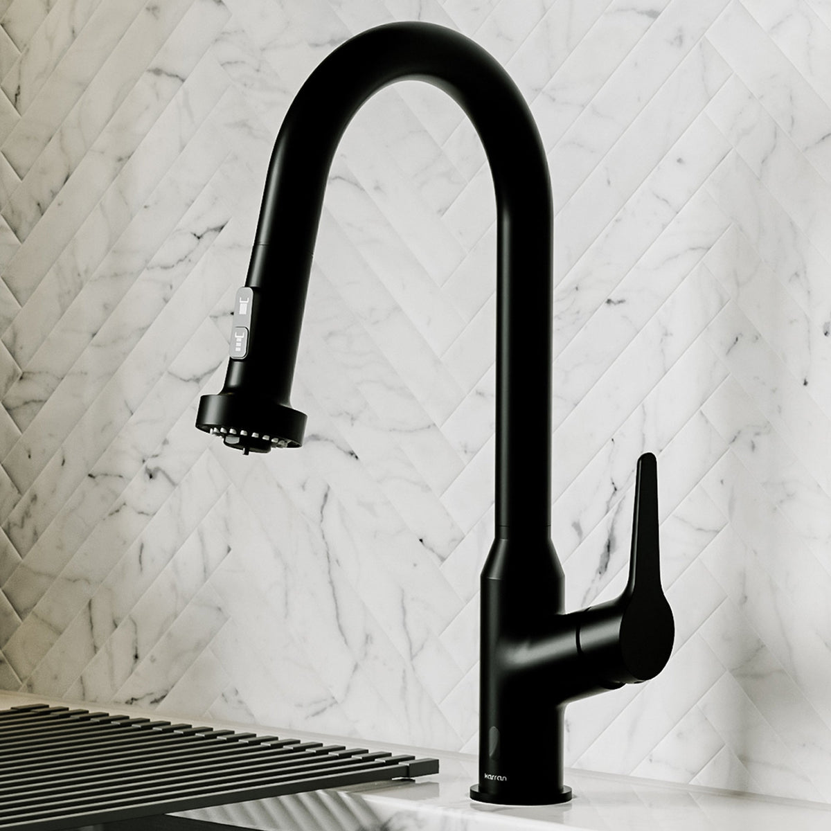 Matte Black Scottsdale Faucet 16-1/8"