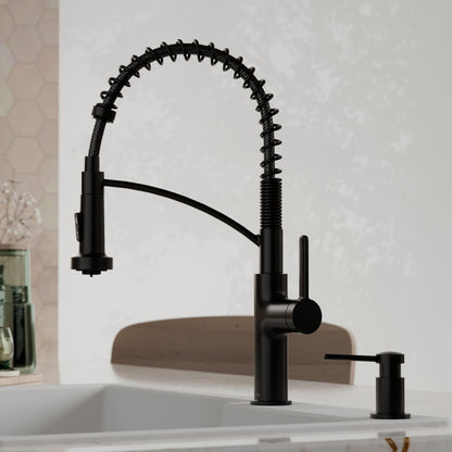 Matte Black Scottsdale Faucet 17-7/8"