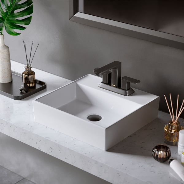 Matte Black Venda Two Hole Faucet 4-7/8"
