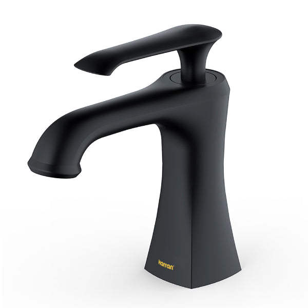 Matte Black Woodburn Single Hole Faucet 6-5/8"