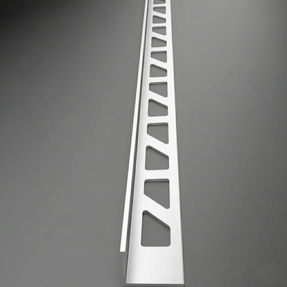 White 2D Edge 3/8"