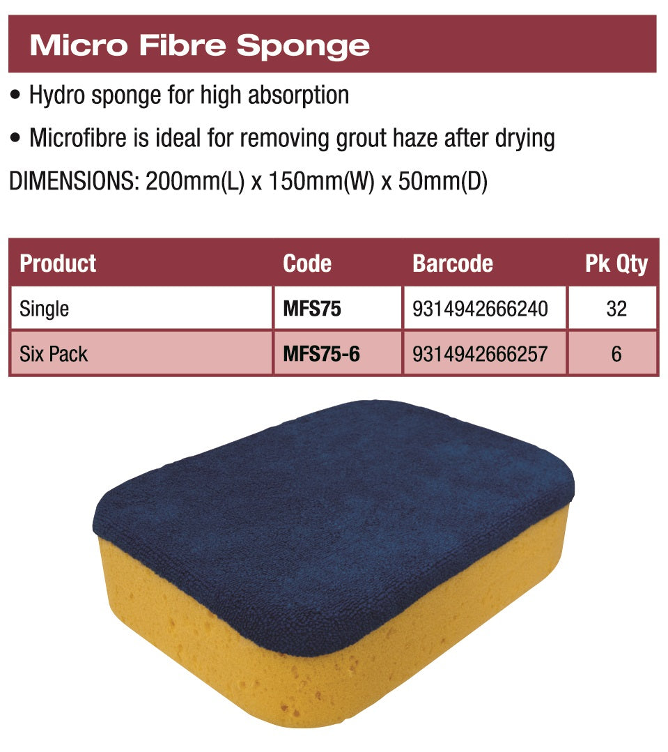Microfiber Sponge 7.5"
