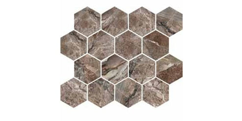 Mineral Umber Hexagon 3x3 Special Effect – Raleigh Tile