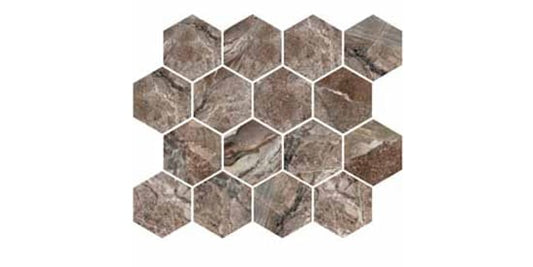 Mineral Umber Hexagon 3x3 Special Effect