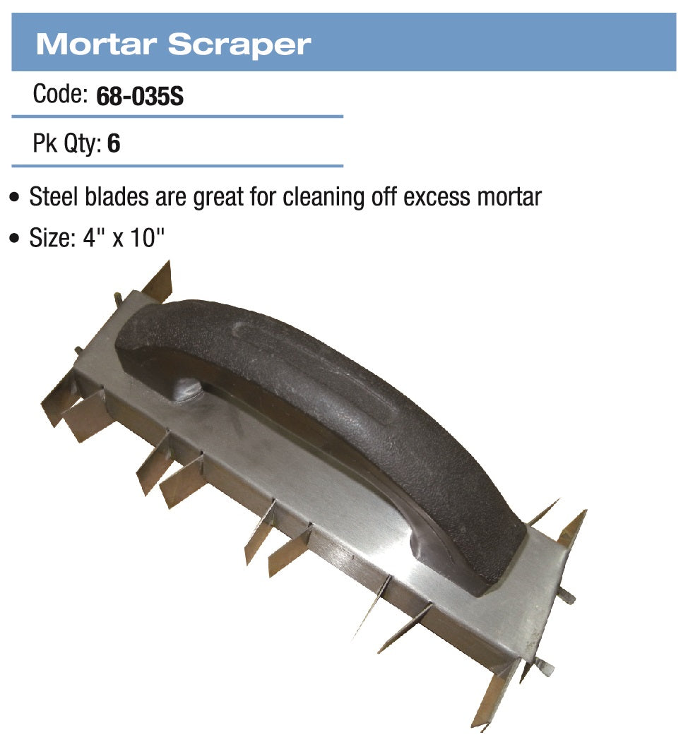 Mortar Scraper 4" x 10"