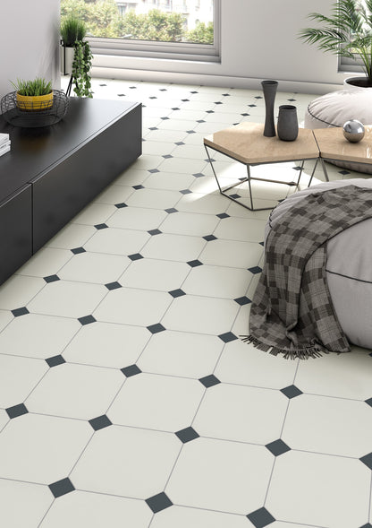 Nacar 8x8 Octogono, Antracita 2x2 Taco