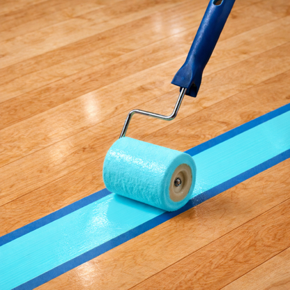 Neon Blue Game Line Paint