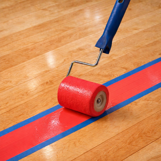 Neon Red Game Line Paint