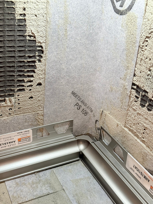 Aluminum Thick Trim Inside Corner Matte