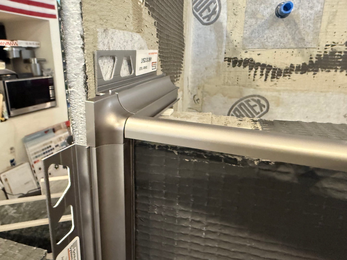 Nickel Thick Trim Outside Corner