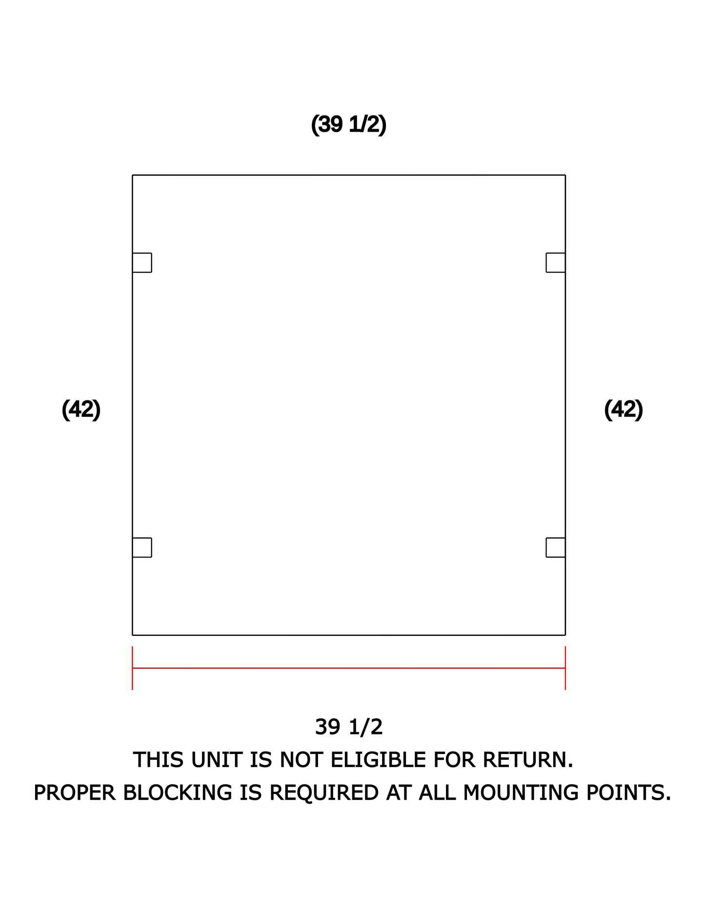 Door and Panel With Notch 57"x90" And Two Panels 39" and 22"