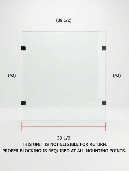 Door and Panel With Notch 57"x90" And Two Panels 39" and 22"