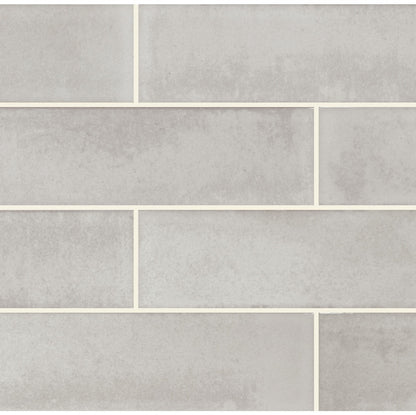 Pattern of gray tiles with a subtle texture