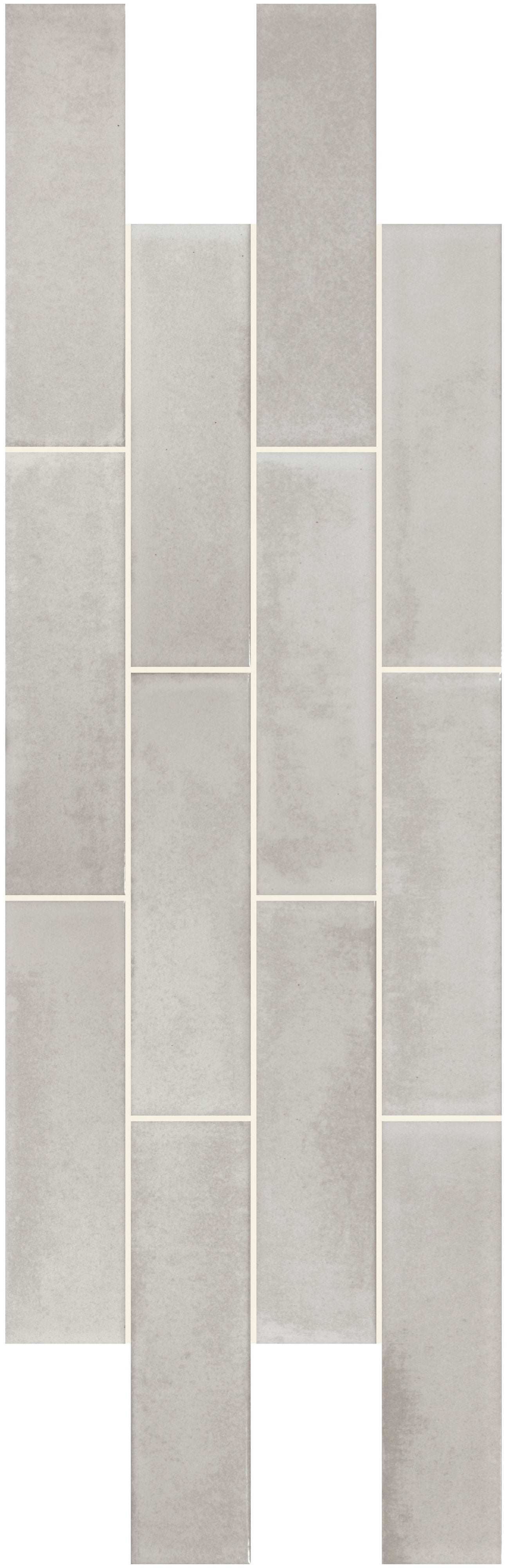 Gray tiles arranged in a grid pattern