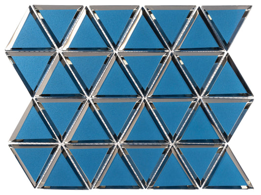 Pompeii Blue Triangle 3x3