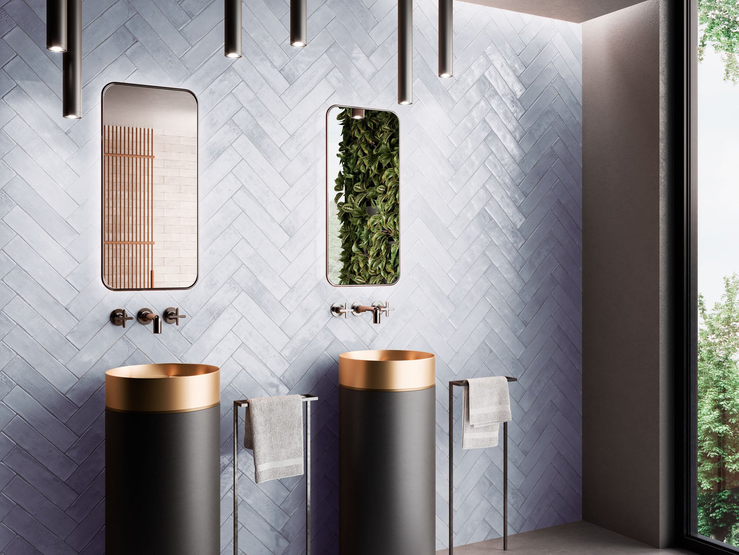Rythmique Blue 3x12 Ceramic Tile