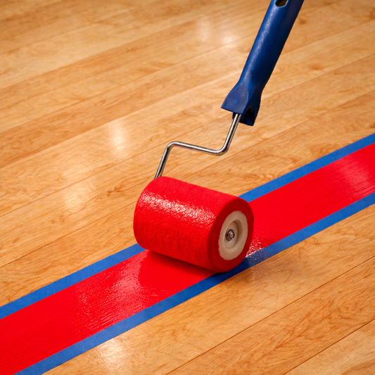 Red Game Line Paint