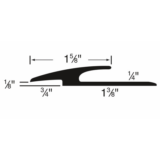 Resilient Carpet Joiner 1/8"