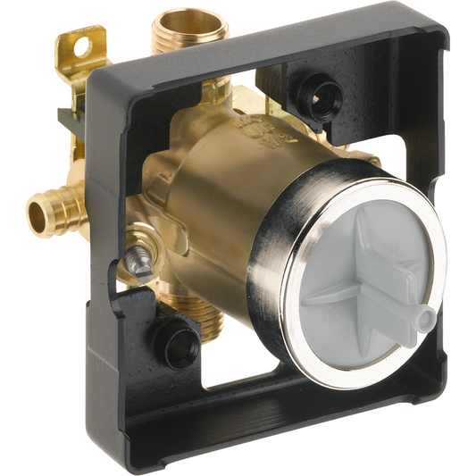 Rough-In Valve with Service Stops & PEX Crimp