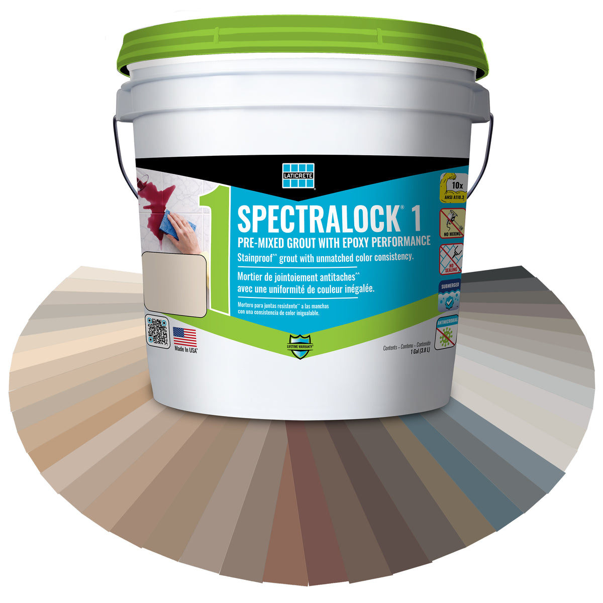 Dazzle Blue Glow Spectralock — Laticrete