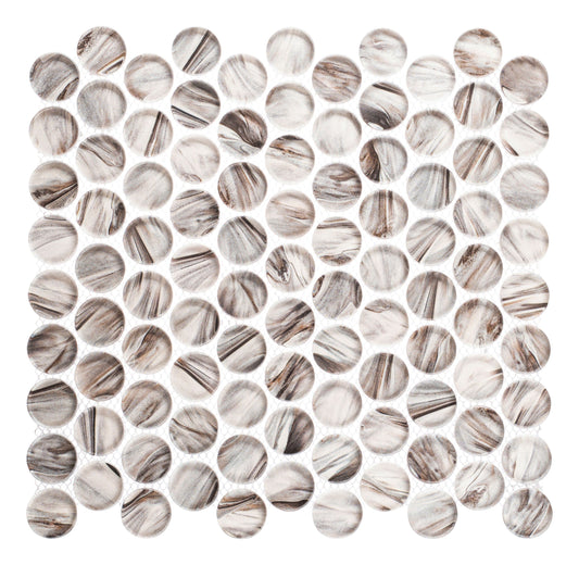 Spheres Raphaello 12x12 Penny Round Mosaic