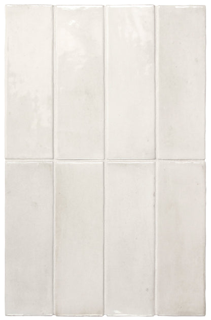 White 2x6 Glossy
