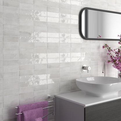 White 2x6 Glossy
