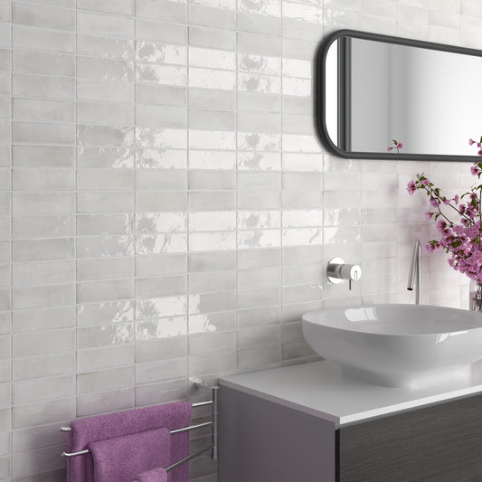 White 2x6 Glossy
