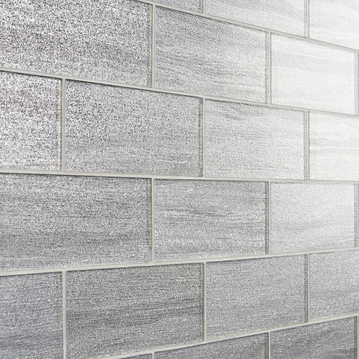 Pattern of gray tiles with a textured surface