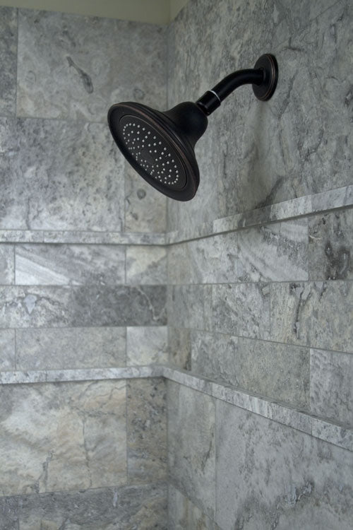 Silver Travertine 12x12 Honed & FIlled