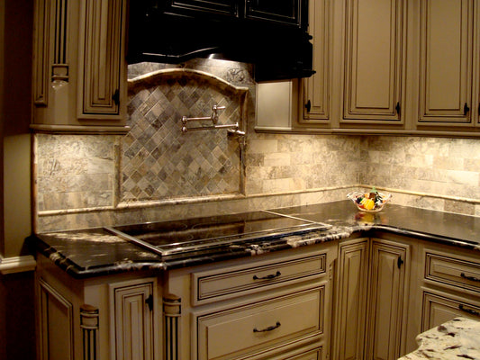 Silver Travertine Trim 2x12