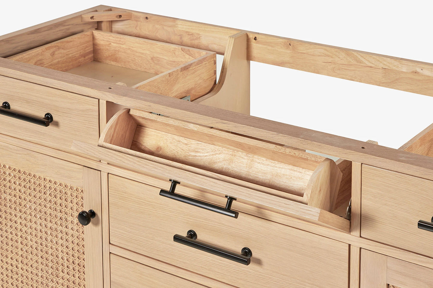 Single Sink White Oak 60" Vanity