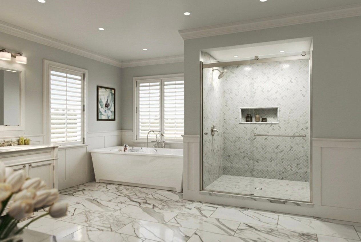 Slider 56" - 60" Bushed Nickel