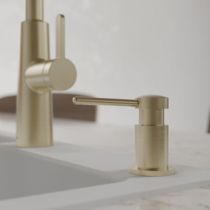 Spot-Free Champagne Bronze Soap Dispenser 11-3/4"