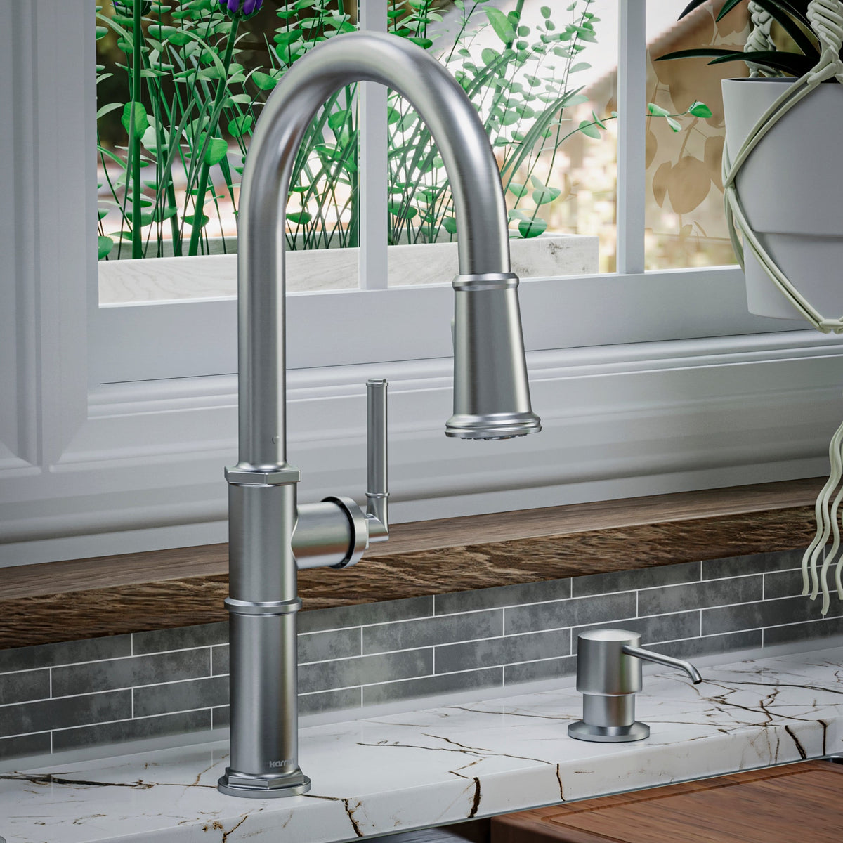 Stainless Steel Brampton Faucet 17-1/2"
