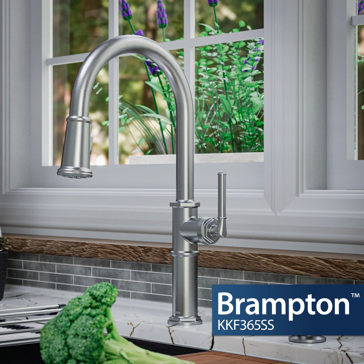Stainless Steel Brampton Faucet 17-1/2"