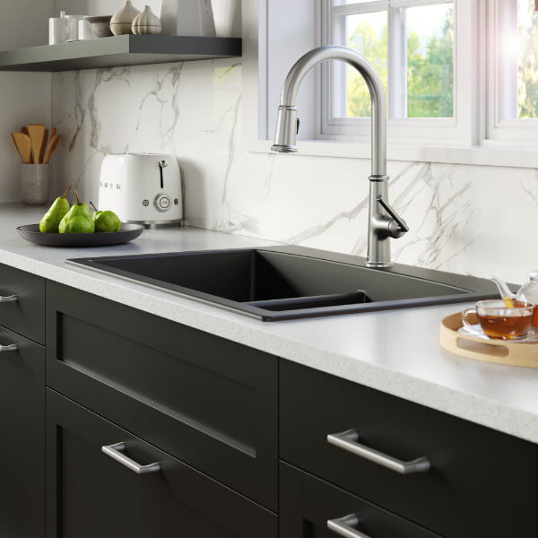 Stainless Steel Elwood Faucet 17-1/2"