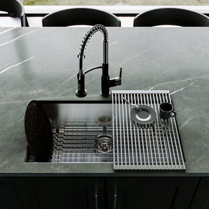 Stainless Steel Single Bowl Undermount 18ga Sink 30-1/2"