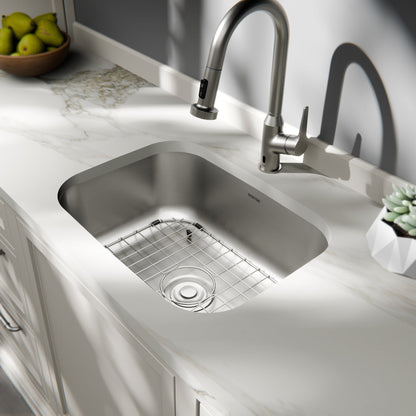 Stainless Steel Single Bowl Undermount Sink 23-3/8"