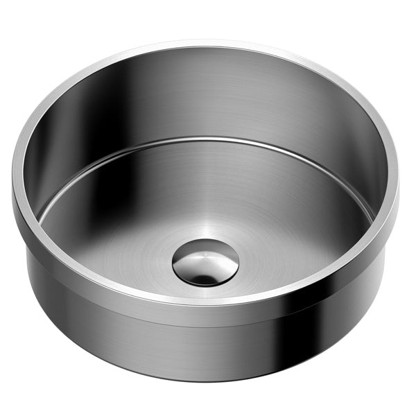Stainless Steel Top Mount Vanity Sink 15"