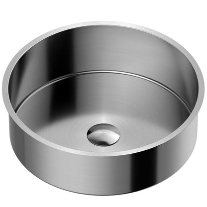 Stainless Steel Undermount Vanity Sink 15-3/4"