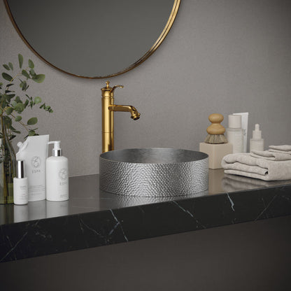 Stainless Steel Vessel Vanity Sink 15"