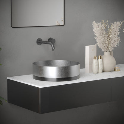 Stainless Steel Vessel Vanity Sink 15-3/4"