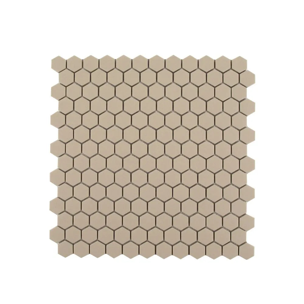 Taupe Hexagon 1x1