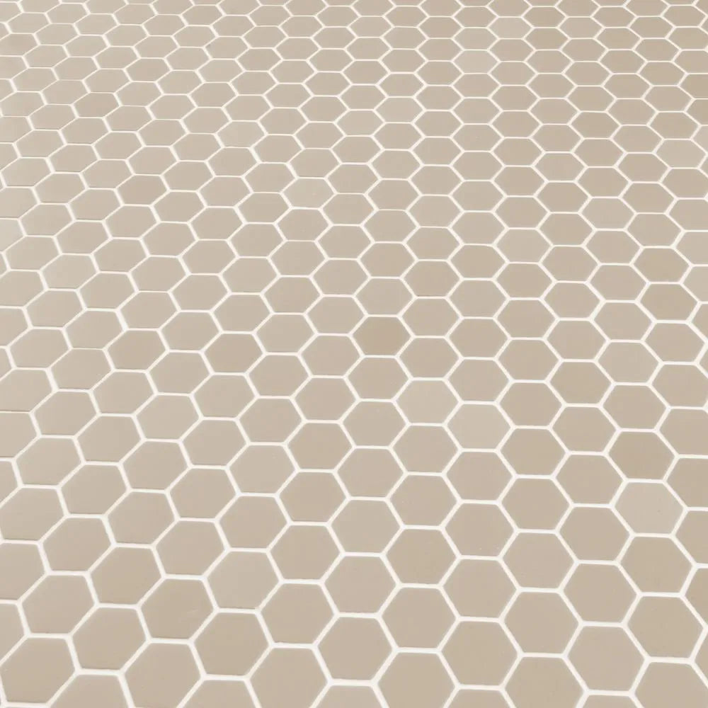 Taupe Hexagon 1x1