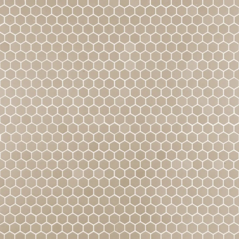 Taupe Hexagon 1x1