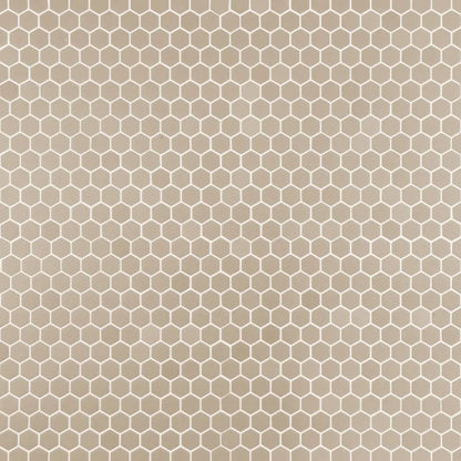 Taupe Hexagon 1x1