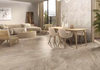 Taupe Hexagon 3x3 Matte